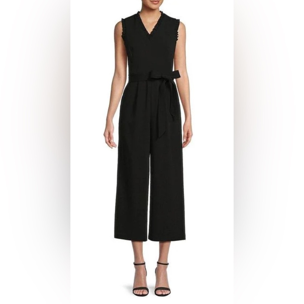 NWT Calvin Klein Ruffle Trim Jumpsuit- size 6